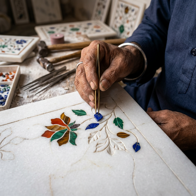 Pietra Dura: The Meticulous Craft of Marble Inlay