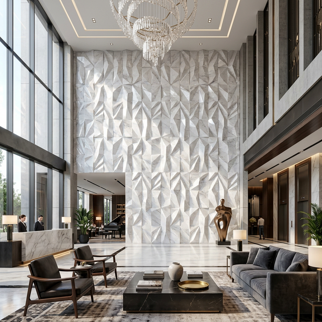 The Stone Canvas: Designing with 3D Wallpanels
