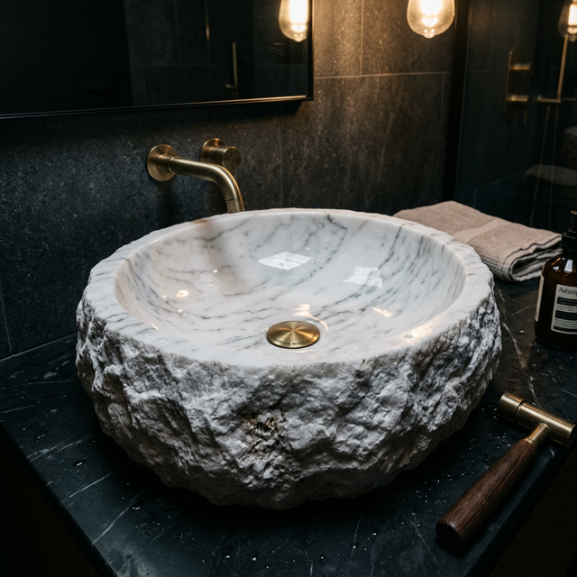 Elevating the Sanctuary: Bespoke Marble Washbasins